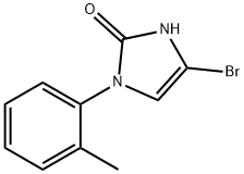 4-bromo-1-(o-tolyl)-1,3-dihydro-2H-imidazol-2-one Struktur