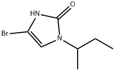 4-bromo-1-(sec-butyl)-1,3-dihydro-2H-imidazol-2-one Struktur