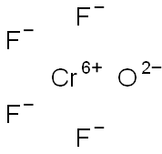 Chromium(VI) tetrafluorideoxide Struktur