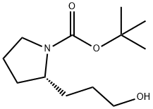 tert-butyl (2S)-2-(3-hydroxypropyl)pyrrolidine-1-carboxylate, 239483-03-5, 結(jié)構(gòu)式