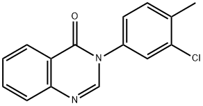 3-(3-chloro-4-methylphenyl)-4(3H)-quinazolinone Struktur