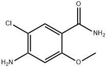 4-Amino-5-chloro-2-methoxy-benzamide Struktur