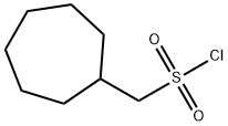 cycloheptylmethanesulfonyl chloride Struktur