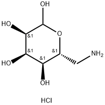 6-Amino-6-deoxy-D-allopyranose hydrochloride Struktur