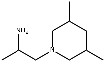 1-(3,5-dimethylpiperidin-1-yl)propan-2-amine Struktur