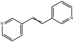 3,3'-(1,2-ethenediyl)bis-pyridine Struktur