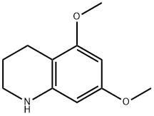 5,7-dimethoxy-1,2,3,4-tetrahydroquinoline Struktur