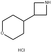 3-(oxan-4-yl)azetidine hydrochloride Struktur