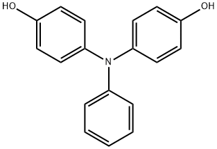 Phenol, 4,4'-(phenylimino)bis- Struktur