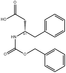 (S)-3-(((Benzyloxy)carbonyl)amino)-4-phenylbutanoic acid Struktur