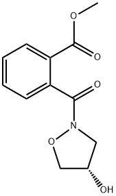 Methyl (S)-2-(4-Hydroxyisoxazolidine-2-carbonyl)benzoate Struktur