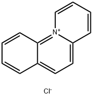 PYRIDO(1,2-A)QUINOLINYLIUM, CHLORIDE Structure