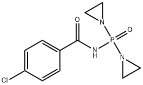 N-[Bis(aziridine-1-yl)phosphinyl]-4-chlorobenzamide Struktur