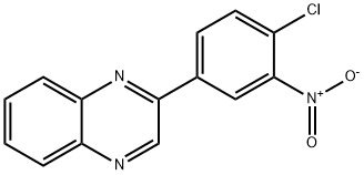 2-(4-chloro-3-nitrophenyl)quinoxaline Struktur