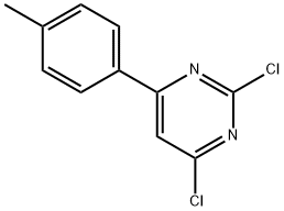 2,4-Dichloro-6-(4-tolyl)pyrimidine Struktur