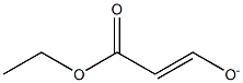 (E)-3-ethoxy-3-oxoprop-1-en-1-olate Struktur