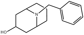 9-BENZYL-9-AZABICYCLO[3.3.1]NONAN-3-OL Struktur