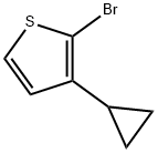 2-Bromo-3-(cyclopropyl)thiophene Struktur