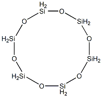 Cyclohexasiloxane Struktur