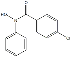 4-chloro-N-hydroxy-N-phenylbenzamide Struktur