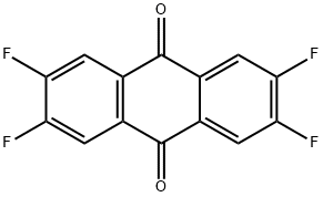 2,3,6,7-Tetrafluoroanthracene-9,10-dione Struktur