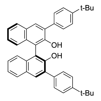 S-3,3'-Bis(4-(1,1-diMethylethyl)phenyl)-1,1'-bi-2-naphthol Struktur