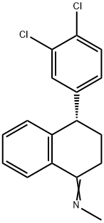 (1E,4S)-4-(3,4-dichlorophenyl)-N-methyl-3,4-dihydronaphthalen-1(2H)-imine Struktur