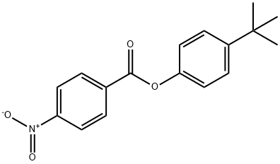 4-(tert-butyl)phenyl 4-nitrobenzoate Struktur