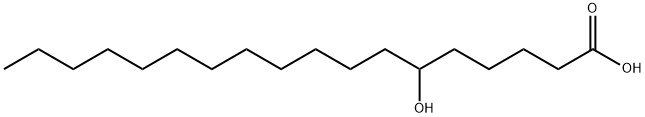 6-hydroxystearic acid Struktur