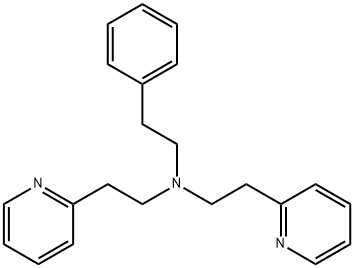 N-(2-Phenylethyl)-N-[2-(2-pyridinyl)ethyl]-2-pyridineethanamine Struktur