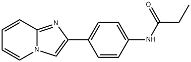 N-(4-imidazo[1,2-a]pyridin-2-ylphenyl)propanamide Struktur