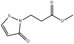 Methyl 3-(3-Oxo-2-isothiazolyl)propanoate Struktur