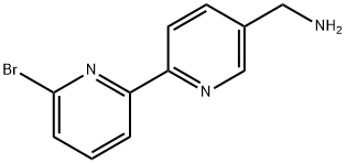 [2,2'-Bipyridine]-5-methanamine, 6'-bromo- Struktur