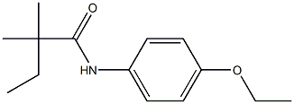 N-(4-ethoxyphenyl)-2,2-dimethylbutanamide Struktur