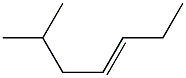 6-Methyl-3-heptene. Struktur