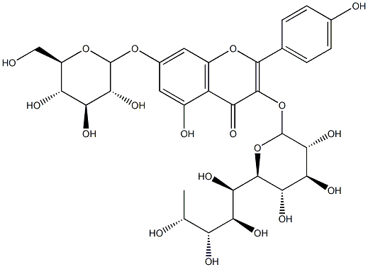 Kaempferol-3-rhamnoglucoside-7-glucoside