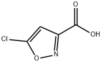 5-chloro-1,2-oxazole-3-carboxylic acid Struktur