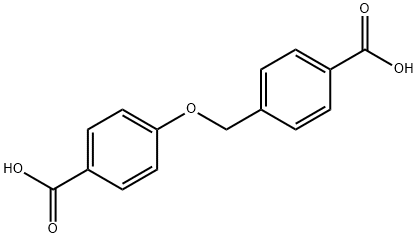 4-((4-(dihydroxymethyl)phenoxy)methyl)benzoicacid Struktur