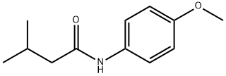 N-(4-methoxyphenyl)-3-methylbutanamide Struktur