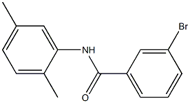 3-bromo-N-(2,5-dimethylphenyl)benzamide Struktur