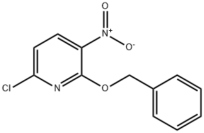 2-(Benzyloxy)-6-chloro-3-nitropyridine Struktur