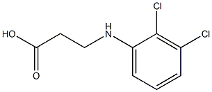 3-[(2,3-dichlorophenyl)amino]propanoic acid Struktur