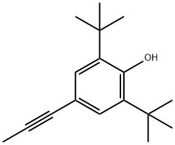 Phenol, 2,6-bis(1,1-diMethylethyl)-4-(1-propyn-1-yl)- Struktur