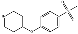 4-(4-methanesulfonylphenoxy)piperidine Struktur