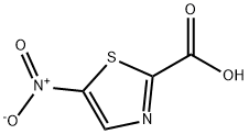 2-Thiazolecarboxylic acid, 5-nitro- Struktur