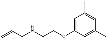 N-allyl-N-[2-(3,5-dimethylphenoxy)ethyl]amine Struktur