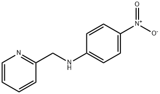 4-nitro-N-(pyridin-2-ylmethyl)aniline Struktur