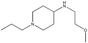 N-(2-methoxyethyl)-1-propylpiperidin-4-amine Struktur