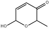 2-Hydroxy-6-methyl-2H-pyran-5(6H)-one Struktur