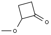 2-methoxycyclobutan-1-one Struktur